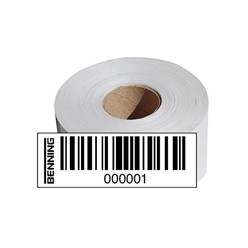 BENNING Barcode labels (Nr. 1001 - 2000)